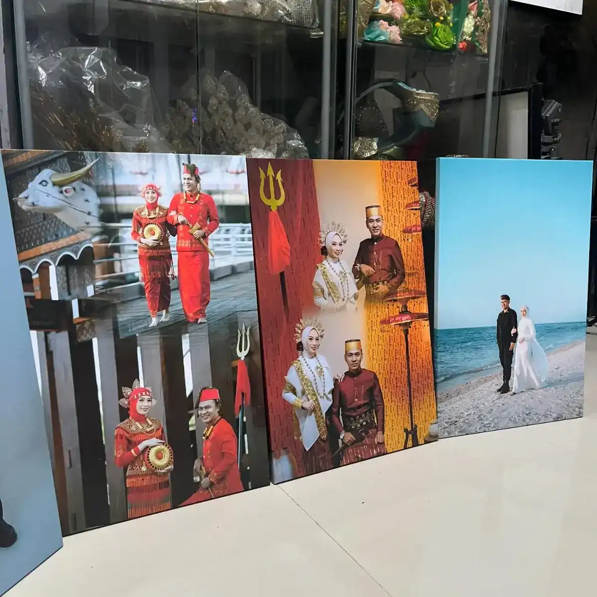 Bukti pesanan frameless fiber kanvas 15