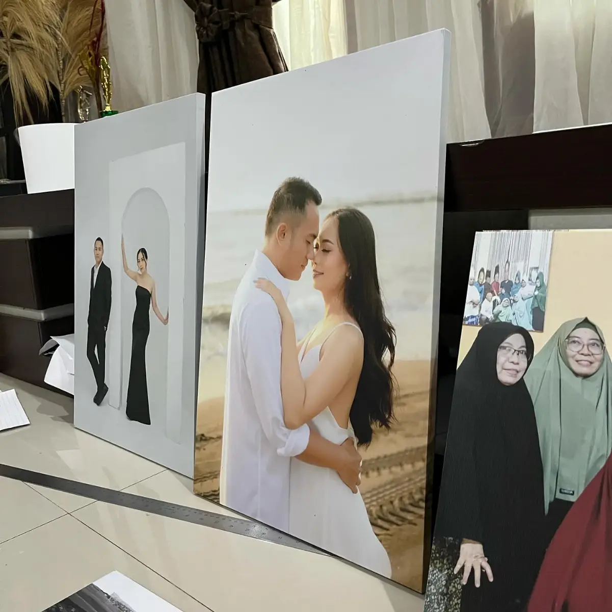 Bukti pesanan frameless fiber kanvas 3