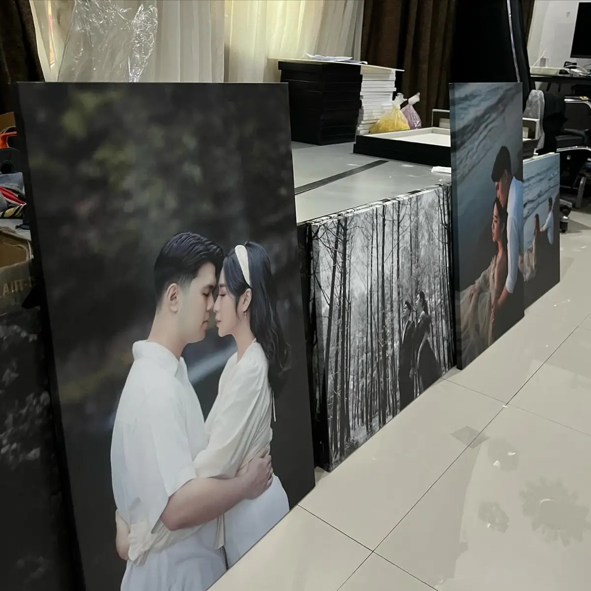 Bukti pesanan frameless fiber kanvas 5