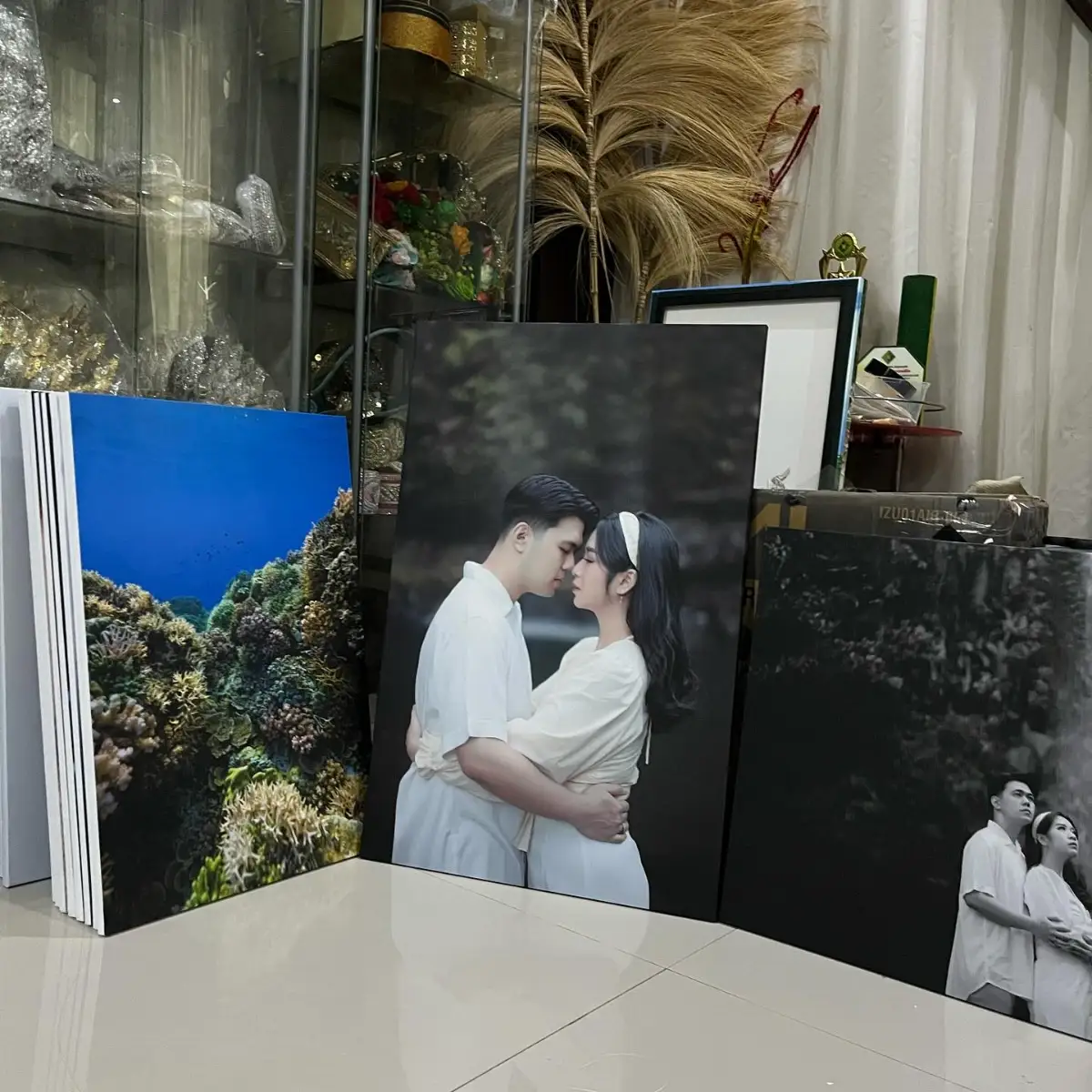 Bukti pesanan frameless fiber kanvas 6