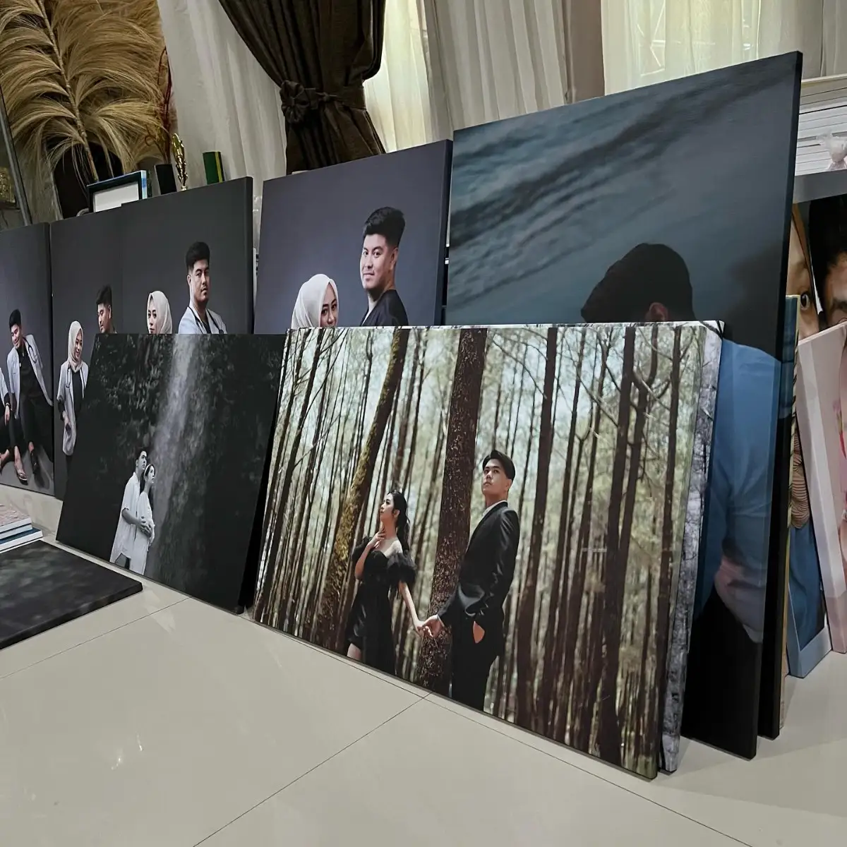 Bukti pesanan frameless fiber kanvas 7