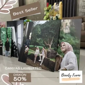 cetak foto kanvas, foto frameless premium, cetak foto anti air, cetak foto tahan lama, cetak foto dekorasi dinding