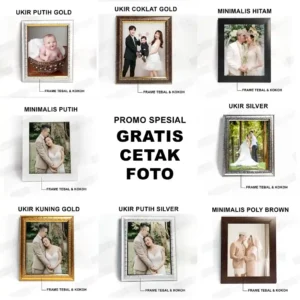 Bingkai Foto Minimalis Premium + GRATIS CETAK FOTO