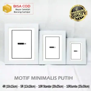 Bingkai Foto 4R Premium Fiber Minimalis
