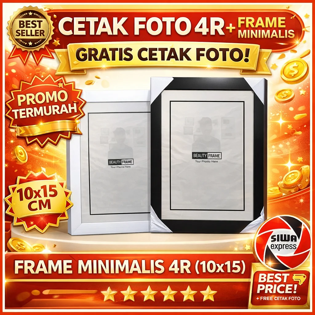 FRAME MINIMALIS / BINGKAI FOTO 4R PREMIUM QUALITY | Solusi